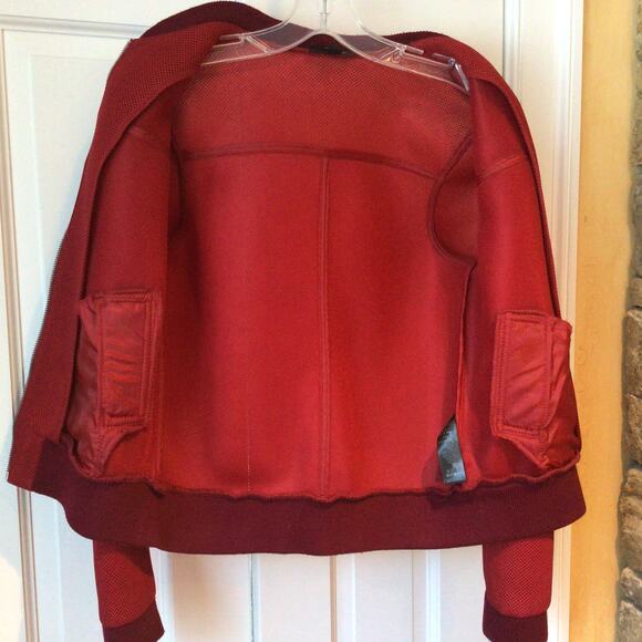 TopShop Bomber Mesh Style Jacket Sz 4 - Picture 3 of 6